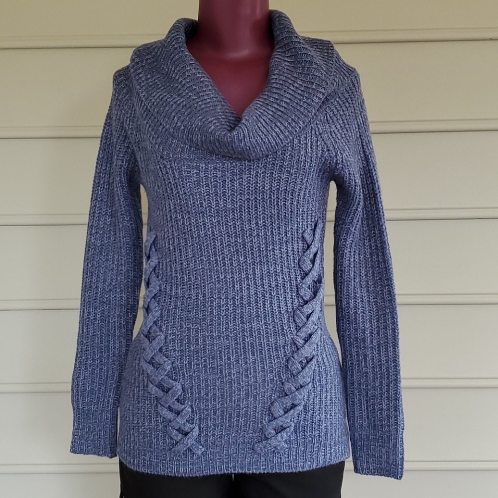 Derek heart Cowl Neck knit sweater SOLD